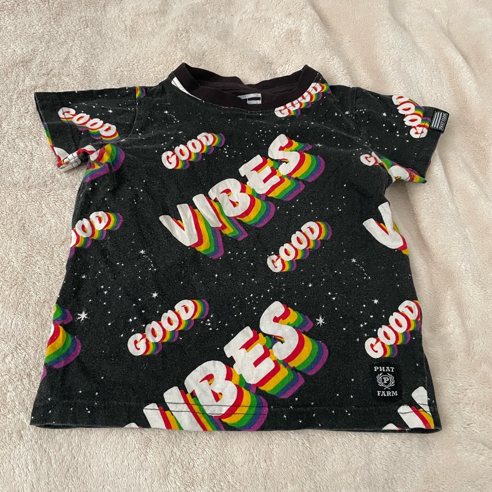 Phat Farm Good Vibes Graphic Boys T-Shirt